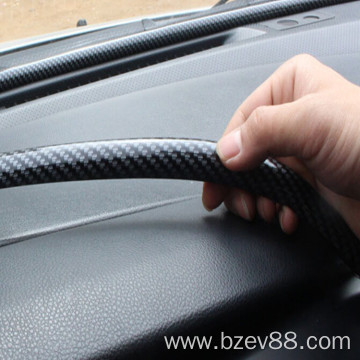 Automobile center console plastic rubber sealing strip